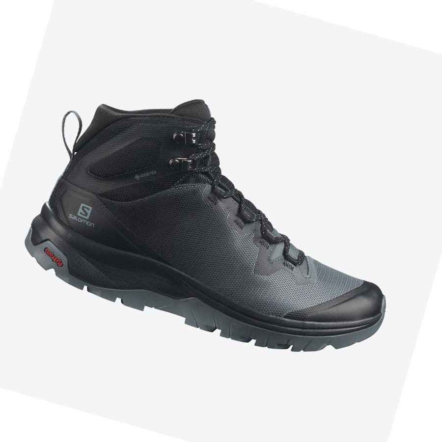 Tenis Senderismo Salomon WoVAYA MID GORE-TEX Mujer Negros | MX 2802LIS